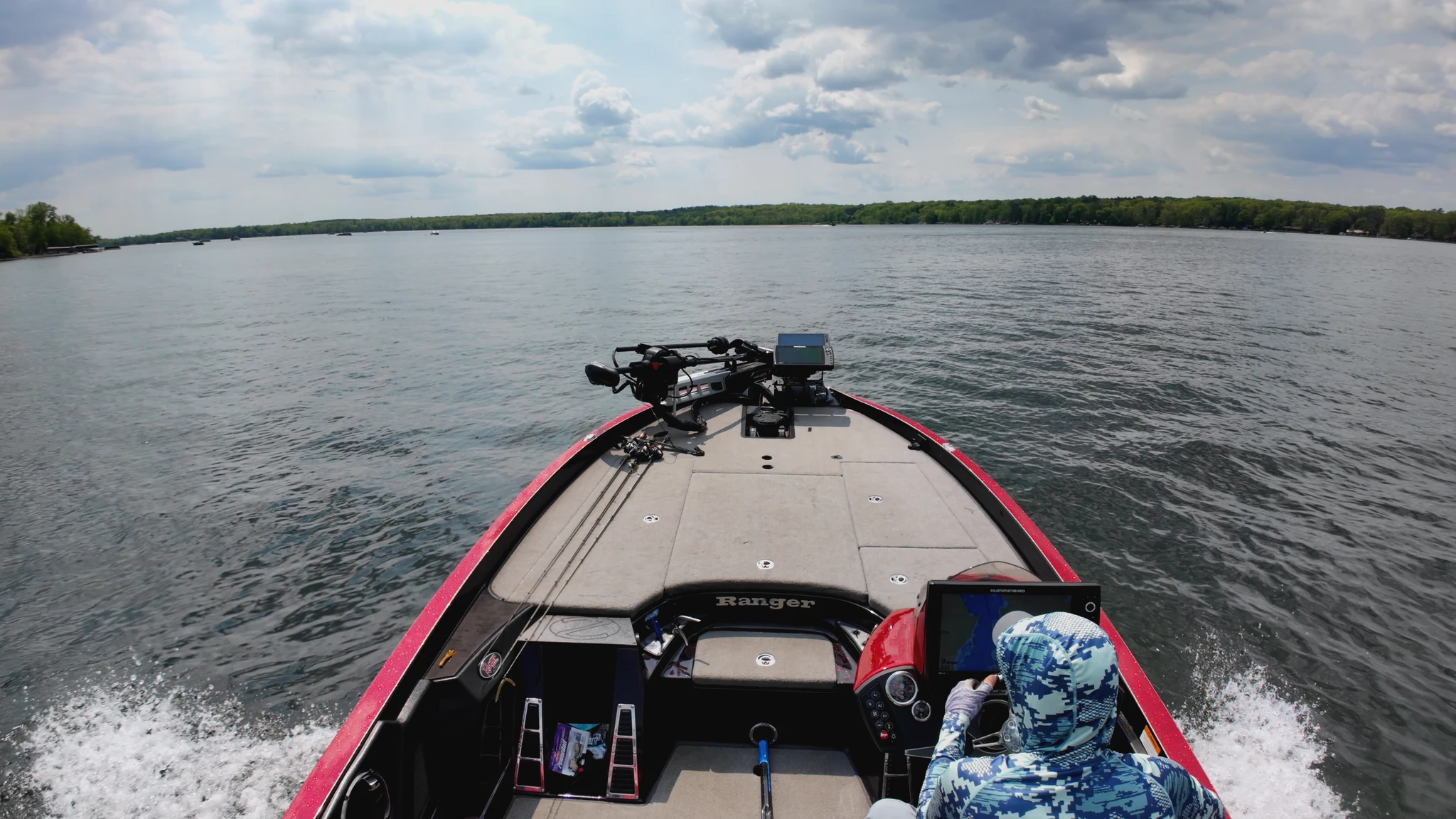 scenic view of the water and boat