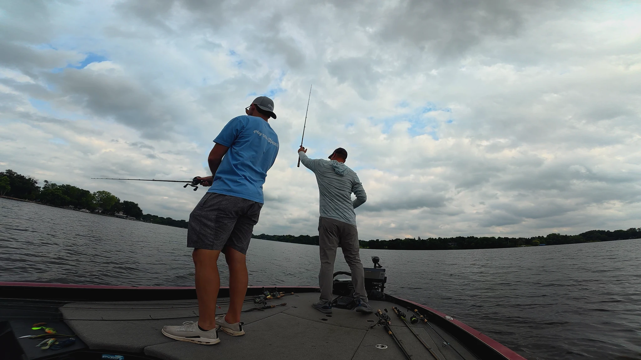 anglers fishing for bass